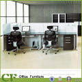 Guangzhou manufacturer room dividers partisi kantor 4 seater office partition